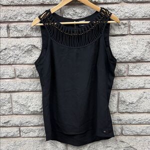 Point Zero Black Sleeveless Blouse